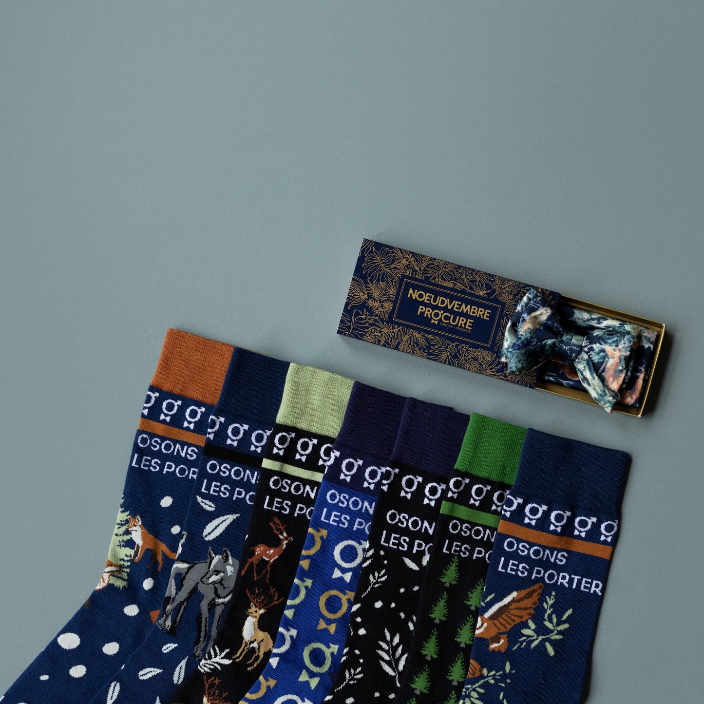 2025 Bowvember Collection (socks, bow tie, pocket square)
