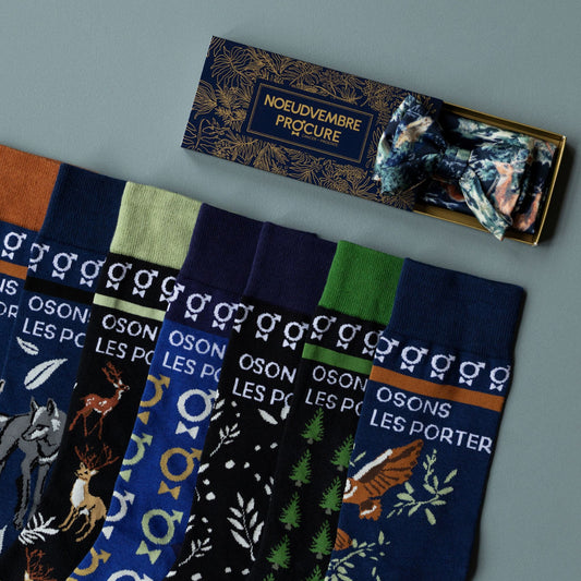 2025 Bowvember Collection (socks, bow tie, pocket square)