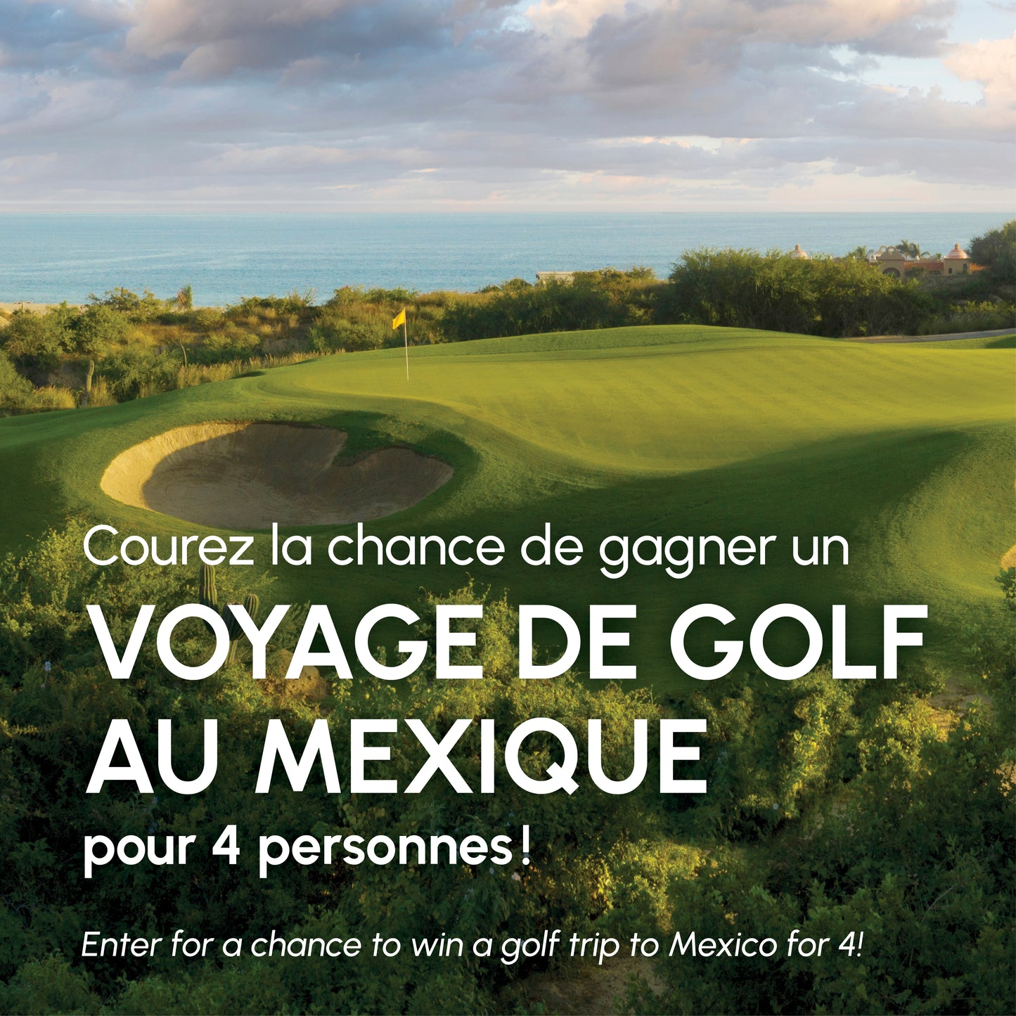 BILLET LOTERIE - Voyage de golf au Mexique